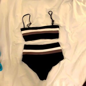 REVERSIBLE L*SPACE BIKINI W/ HIGHWAISTED BOTTOMS